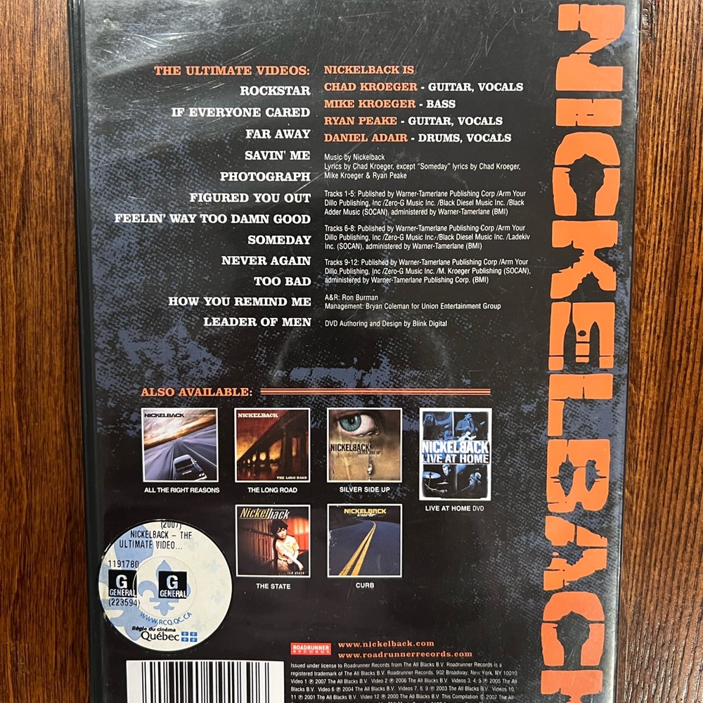 Nickelback DVD Collection - Picture 5 of 14